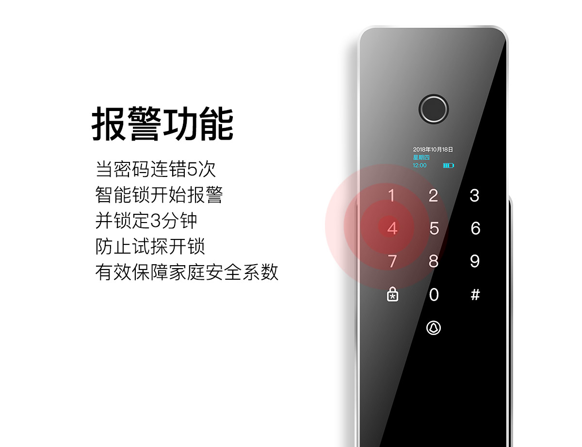 全自動(dòng)智能鎖A8